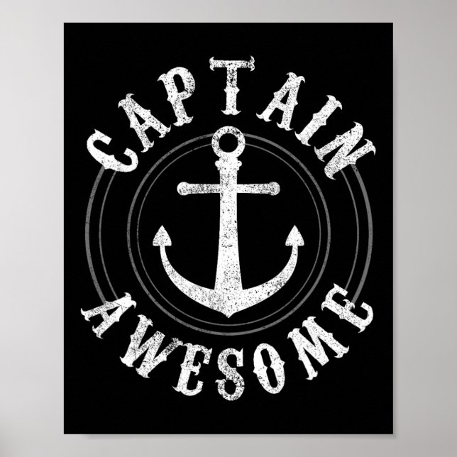 Affiche Capitaine Incroyable - Voile Ancre De Navigation M (Devant)