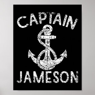 Affiche Capitaine Jameson Yacht Ancre Bateau Bateau Bateau