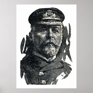 Affiche Capitaine John Smith, HMS Titanic