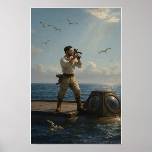 Affiche Capitaine Nemo 20000 Lieues sous la mer Couleur (Devant)