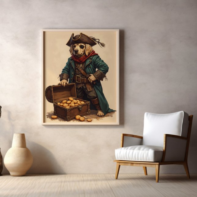 Affiche Capitaine Sniffbeard : Bacon avant l'or toujours (Créateur téléchargé)