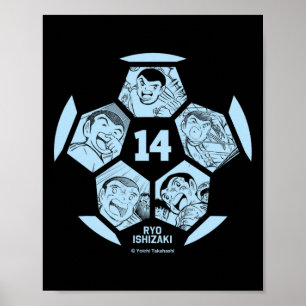 Affiche Capitaine Tsubysa Ryo Ishizaki (football Byll)