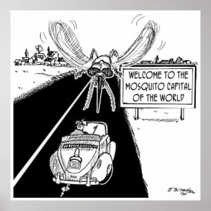 Affiche Capital de moustique du monde