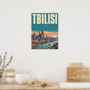 Affiche Capitale de la Géorgie de Tbilissi, Cadeaux souven