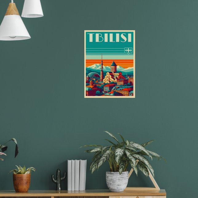 Affiche Capitale de la Géorgie de Tbilissi, Cadeaux souven (Salon 1)