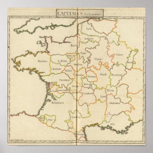 Affiche Capitales de France