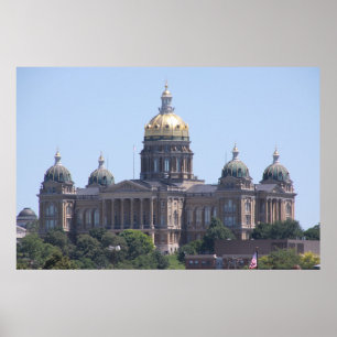 Affiche Capitole de Des Moines