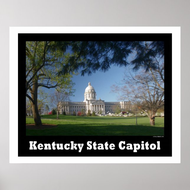 AFFICHE CAPITOLE D'ÉTAT DE KENTUCKY (Devant)
