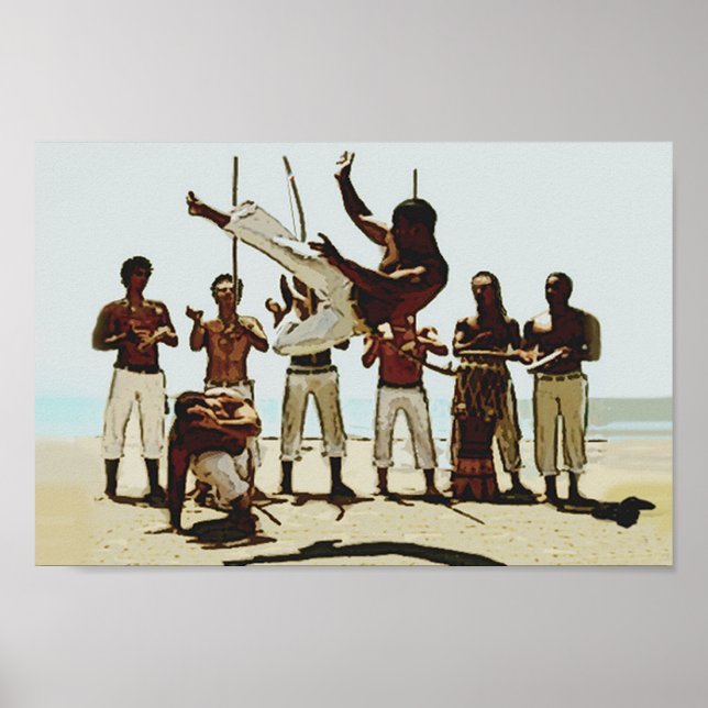 AFFICHE CAPOEIRA (Devant)