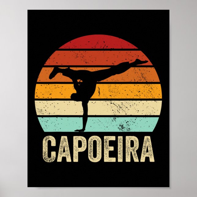 Affiche Capoeira de kickboxing  (Devant)