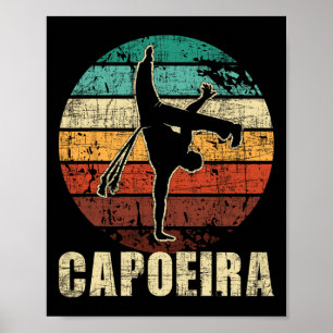 Affiche Capoeira - Kickboxing Arts Martiaux Brésiliens Mma