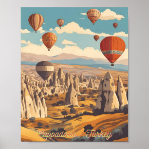 Affiche Cappadoce, Turquie