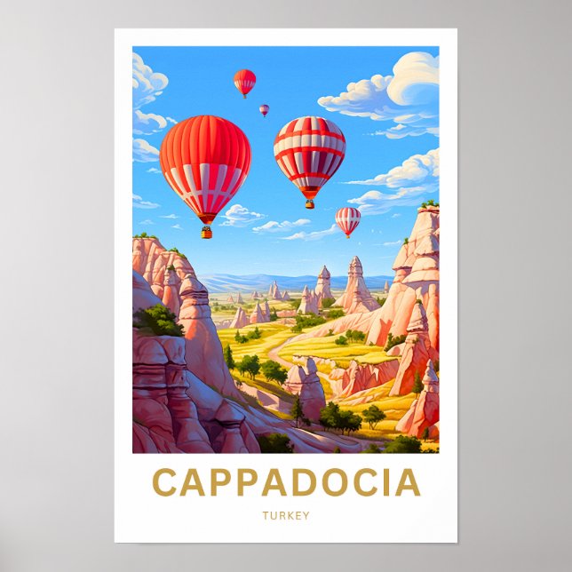 Affiche Cappadoce Turquie Imprimer (Devant)