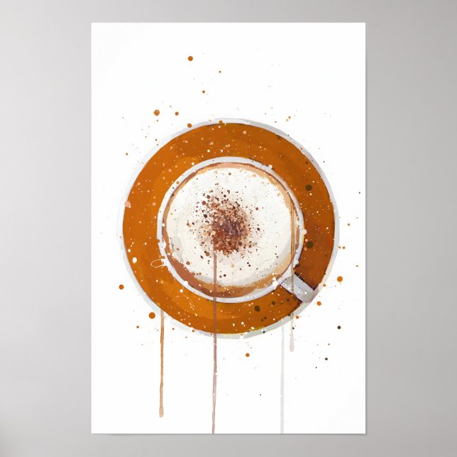Affiche Cappuccino Orange (Devant)