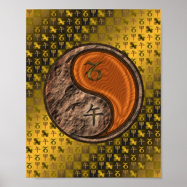 Affiche Capricorne & Bois Cheval (Devant)