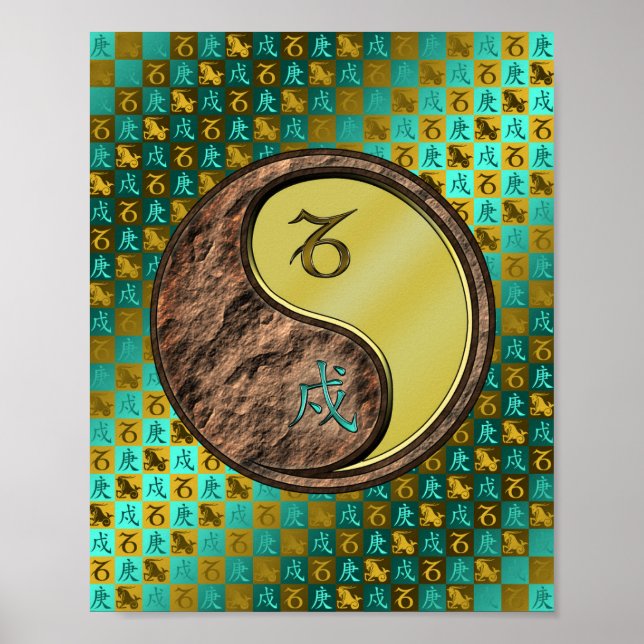 Affiche Capricorne & Chien métallique (Devant)