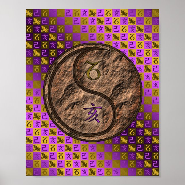 Affiche Capricorne & Earth Boar (Devant)
