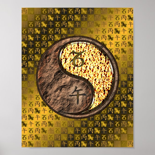 Affiche Capricorne et Cheval du Feu (Devant)