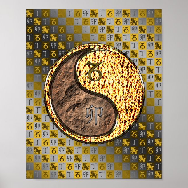 Affiche Capricorne et Rabbit de feu (Devant)