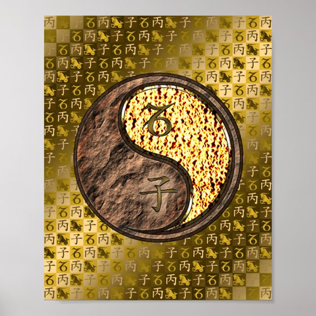 Affiche Capricorne et rat de feu (Devant)