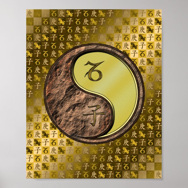 Affiche Capricorne et rat métallique (Devant)