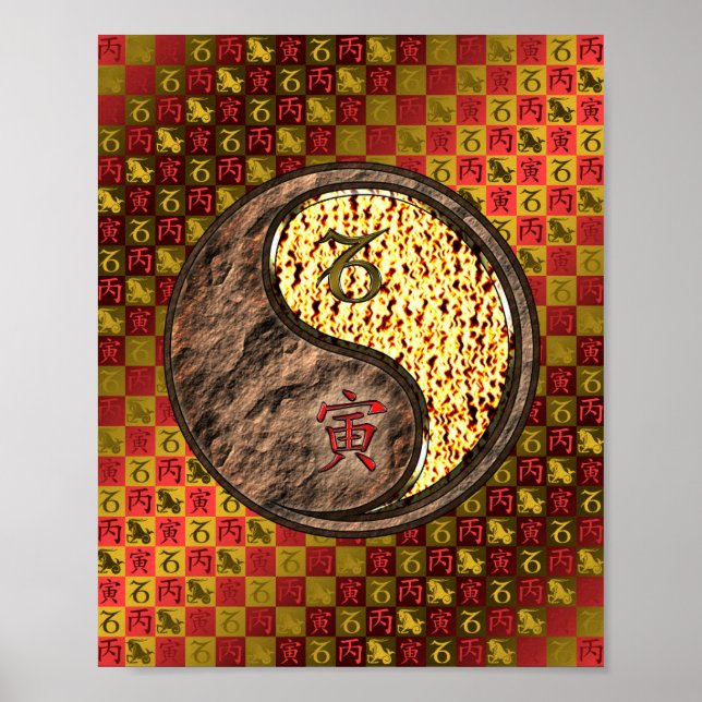 Affiche Capricorne et Tigre de Feu (Devant)