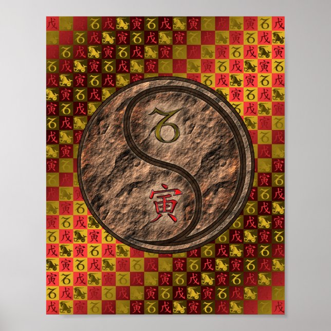 Affiche Capricorne et Tigre de la Terre (Devant)