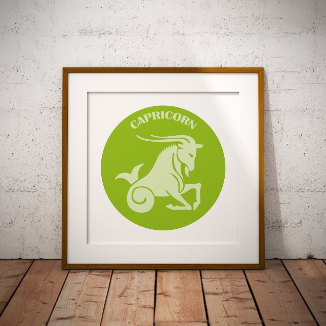 Affiche Capricorne, Signe du zodiaque, Horoscope, Astrolog (Créateur téléchargé)