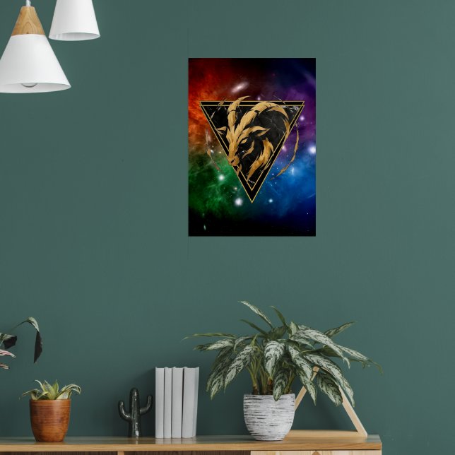 Affiche Capricorne Zodiaque Cadeau Astrologie (Salon 1)