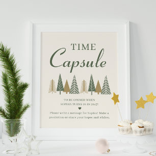 Affiche Capsule Baby shower temps hiver