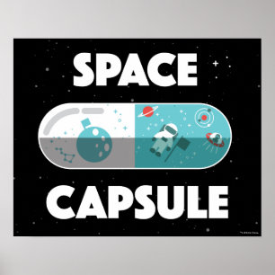 Affiche Capsule spatiale