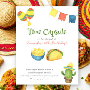 Affiche Capsule temporel de Fiesta pour le 1er anniversair