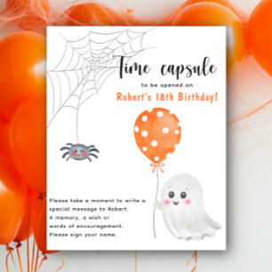 Affiche Capsule temporelle Halloween Spooky One 1er annive