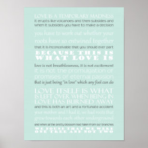 Affiche Captain Corelli's Mandolin Quote