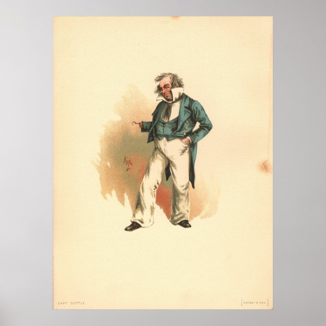 Affiche Captain Cuttle from Dombey and Son (Devant)