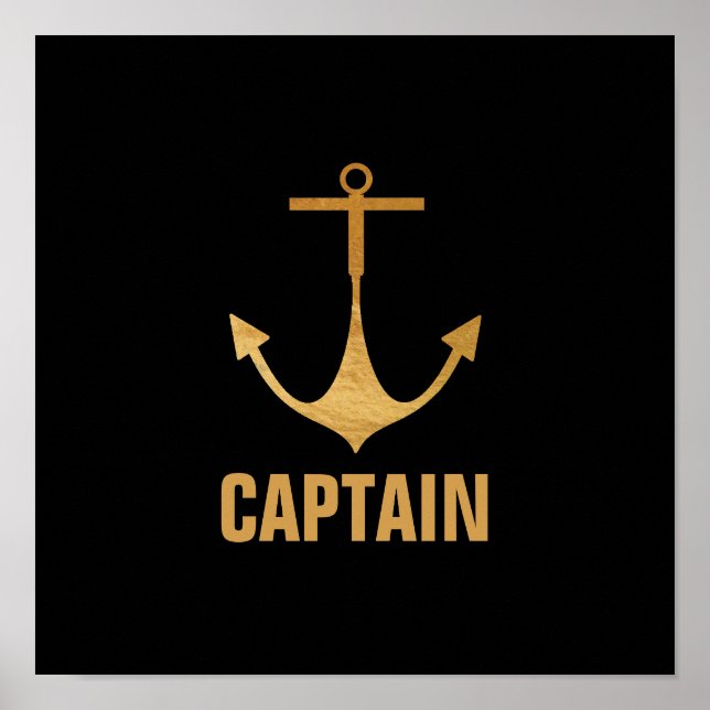 Affiche Captain, Gold Anchor (Devant)