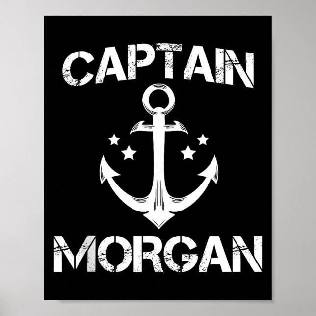 Affiche Captain Morgan Funny Birthday Ised Surname Clan Gi (Devant)