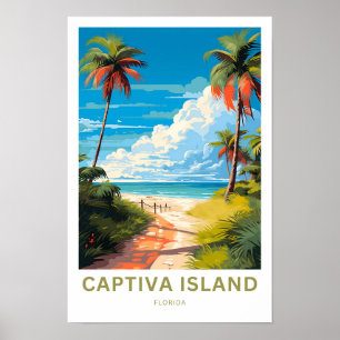 Affiche Captiva Island Floride Imprimer Voyage
