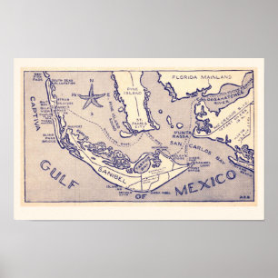 Affiche Captiva Sanibel Imprimer 11x17