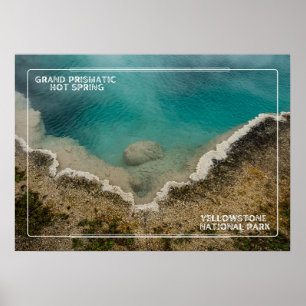Affiche Captivant Grand Prismatic Yellowstone