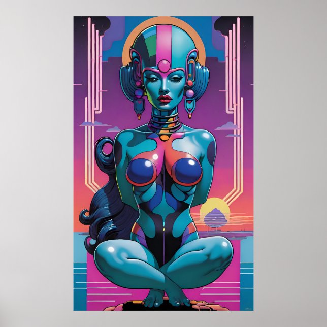 Affiche Captivité dans un nouvel Imaginaire Sci-Fi Metropo (Devant)