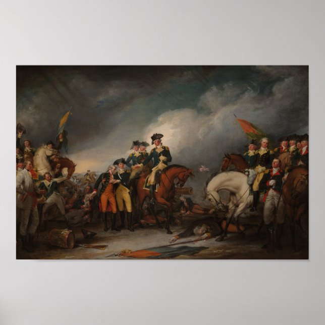 Affiche Capture des Hessiens à Trenton - John Trumbull (Devant)