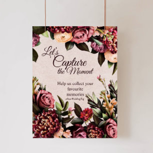 Affiche Capturer le signe Mariage du moment