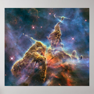 Affiche Captures de Hubble vue sur la "montagne mystique"