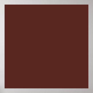 Affiche Caput mortuum (couleur unie)