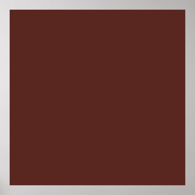 Affiche Caput mortuum (couleur unie)  (Devant)