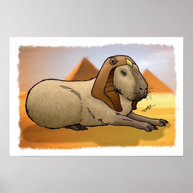 Affiche Capybara Sphinx (Devant)
