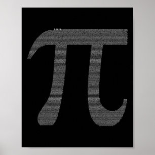 Affiche Caractère Pi Avec 10