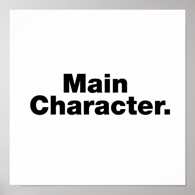 Affiche Caractère principal (Devant)