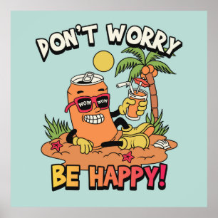 Affiche Caractère rétro